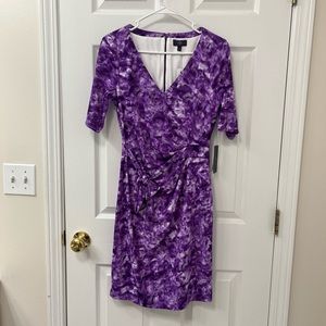 Purple & White NYJD Dress